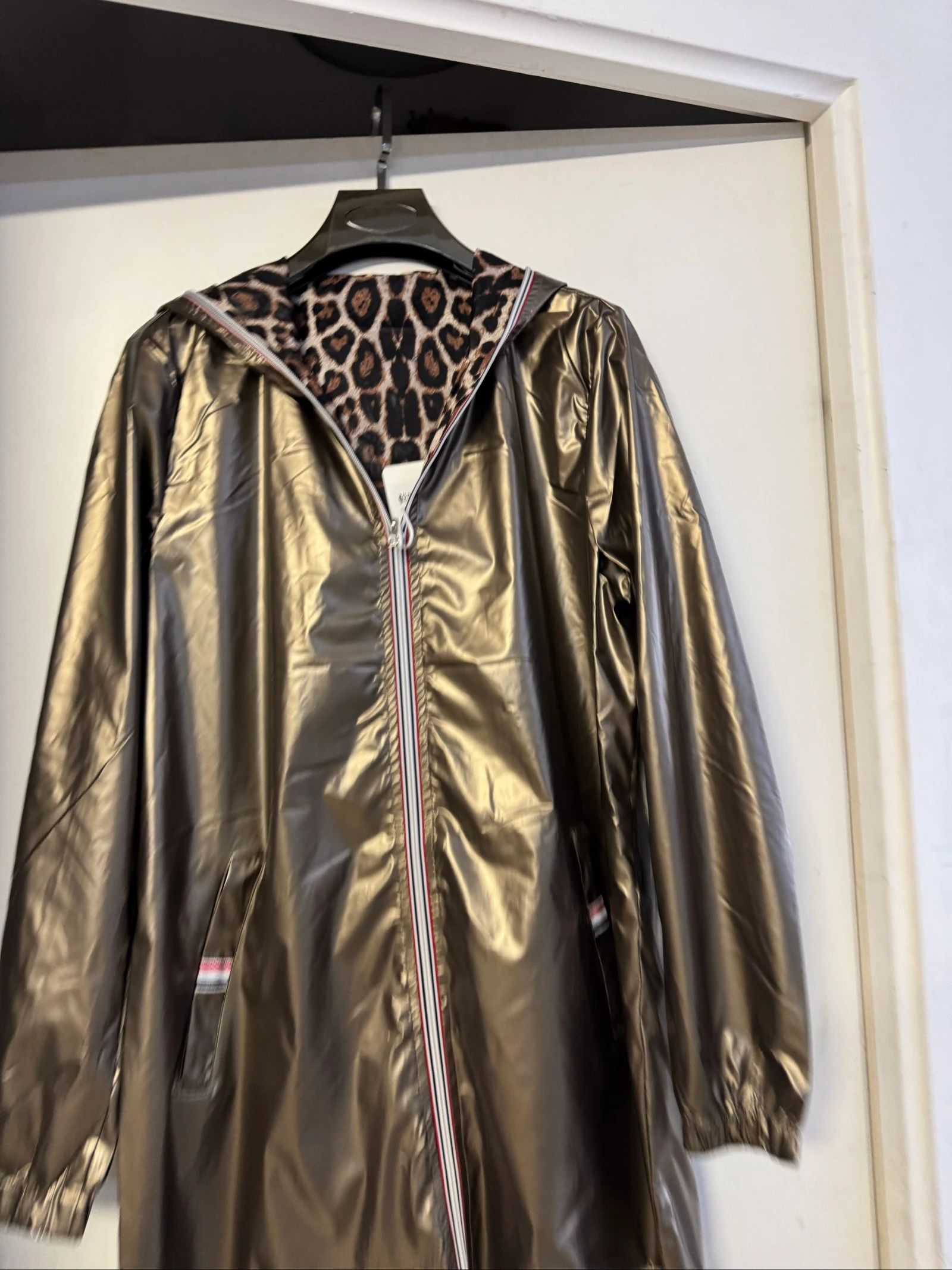 Gold reversible raincoat size m – photo 2